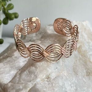 Plunder Rose Gold Cuff Bracelet